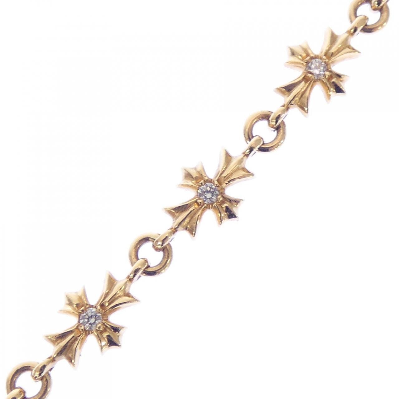 クロムハーツ CHROME HEARTS TINY E CH PLS L10 DMND SNGL 200033467GLDL10015 BRACELET