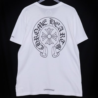 Chrome Hearts Horseshoe Logo Pocket T-Shirt "White"