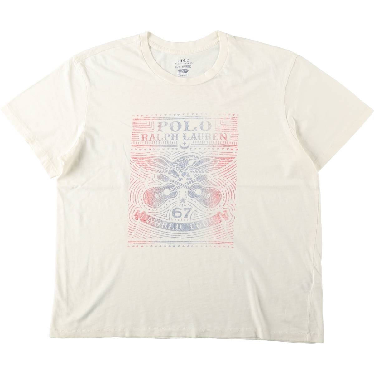 古着 ラルフローレン Ralph Lauren POLO RALPH LAUREN 半袖 プリントTシャツ メンズXL相当/eaa672705
