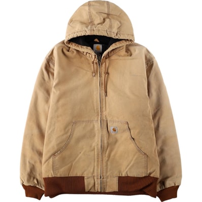 古着 カーハート Carhartt アクティブジャケット ダックフルジップパーカー メンズXL相当/eaa673794