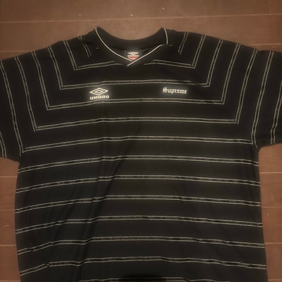Supreme UMBRO コラボ ストライプ Tシャツ