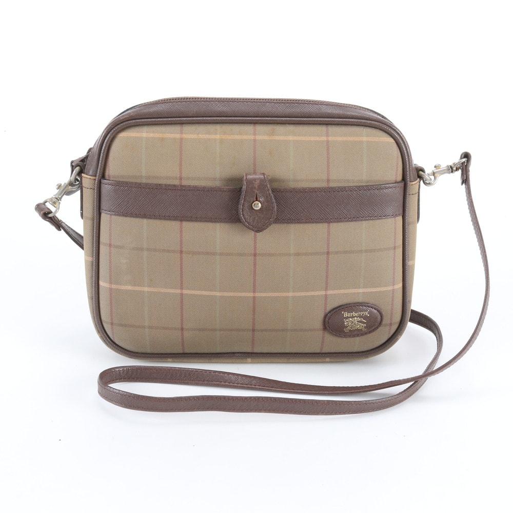 ■美品 バーバリー チェック クロスボディショルダーバッグ