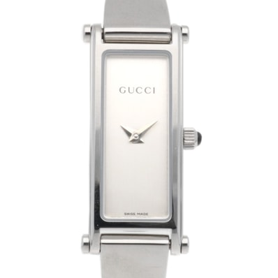 グッチ 腕時計 時計 ステンレススチール 1500L クオーツ レディース 1年保証 GUCCI 中古