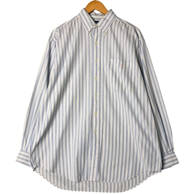 古着 ラルフローレン Ralph Lauren 長袖 ボタンダウンストライプシャツ メンズL相当/eaa551946