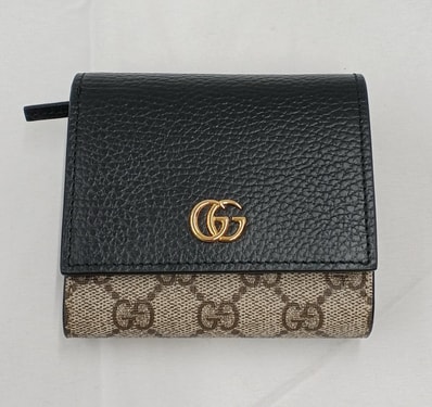 GUCCI GG Marmont Medium Wallet "Black"