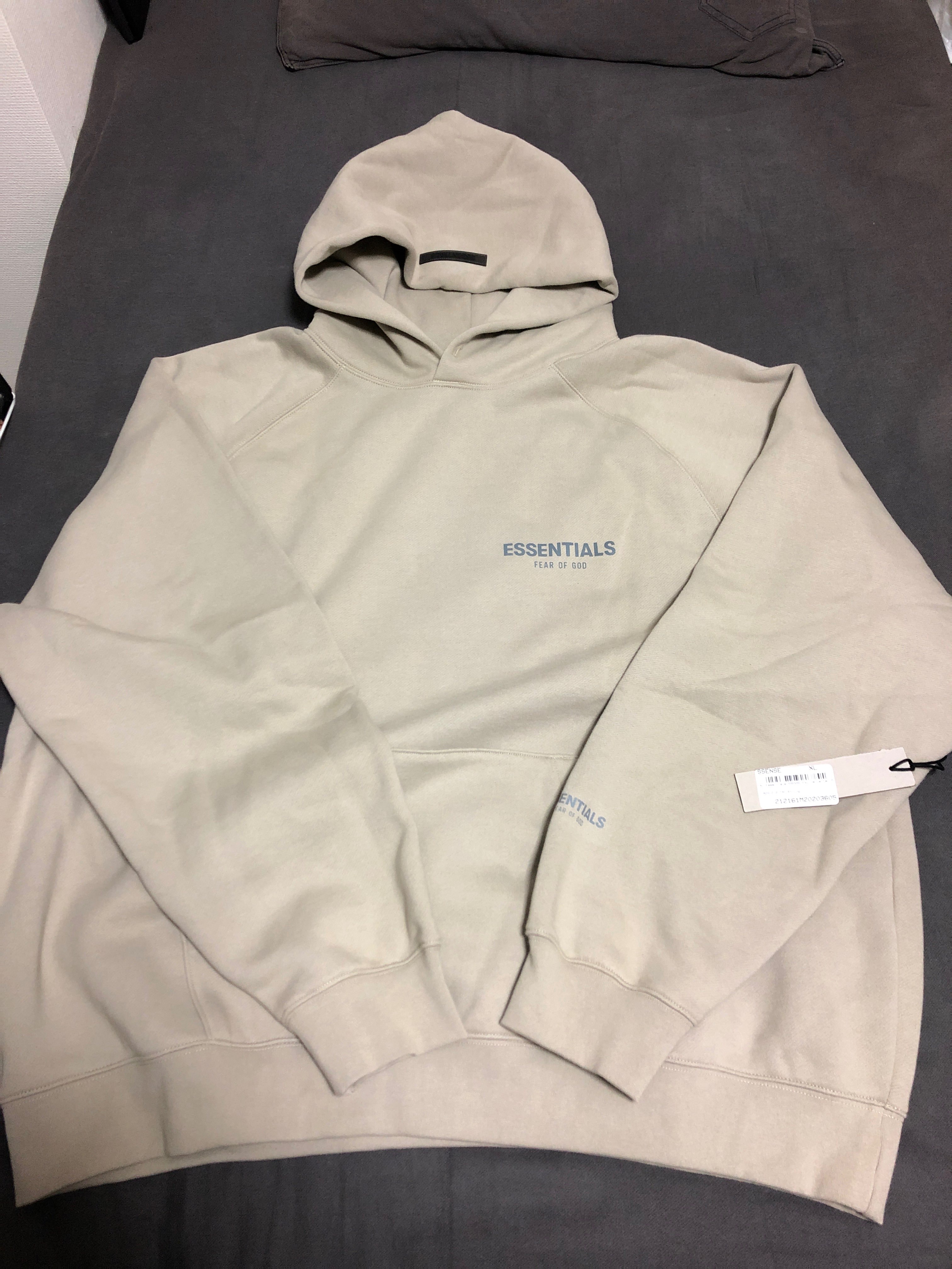 FEAR OF GOD ESSENTIALS PULLOVER HOODIE "string"