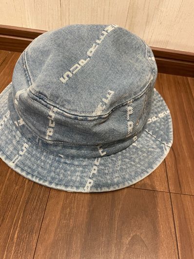 Supreme Jacquard Logos Denim Crusher "Blue"