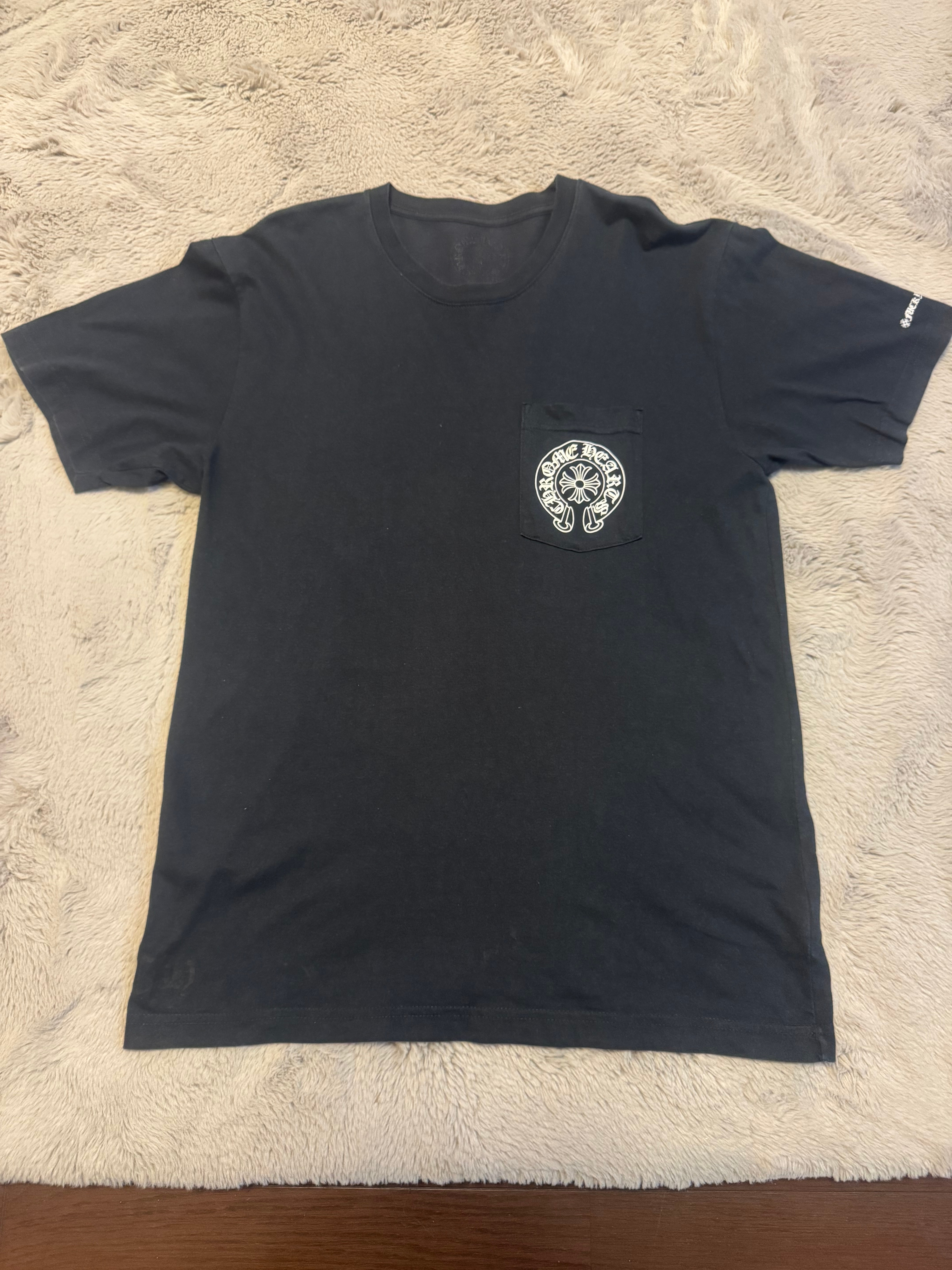 Chrome Hearts Horse Shoe Logo Pocket T-Shirt "Black"