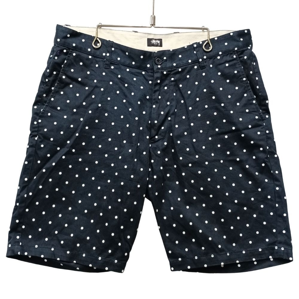 STUSSY ステューシー ドット柄 コットンショーツ ショートパンツ 56630