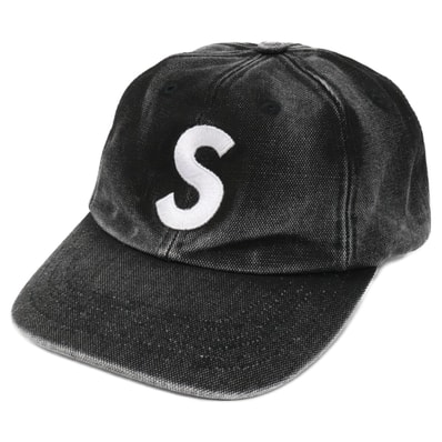 シュプリーム 【美品】SS26 Pigment Coated S Logo 6-Panel ピグメントコーテッド Sロゴ 6パネル キャップ