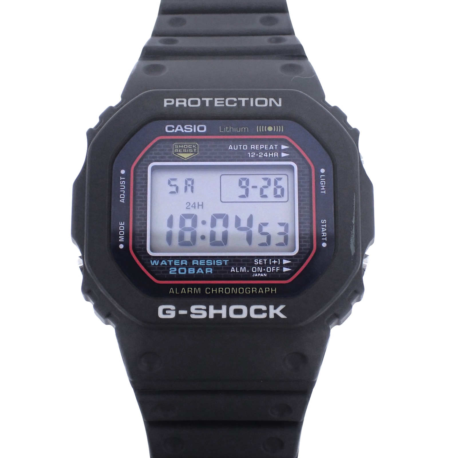 CASIO カシオ  Gショック 初号機復刻 初代G-SHOCK復刻  DW-5000R-1AJF  メンズ 腕時計