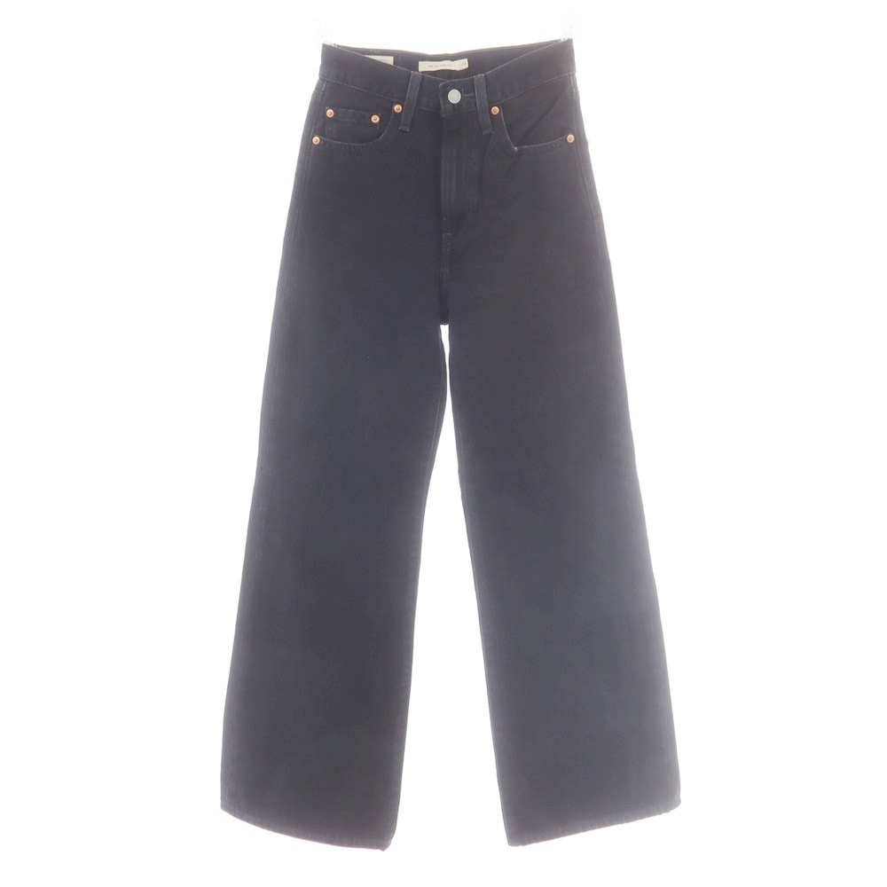 【中古】リーバイス Levi's コットン ジーンズ デニムパンツ ブラック【サイズ24】【レディース】