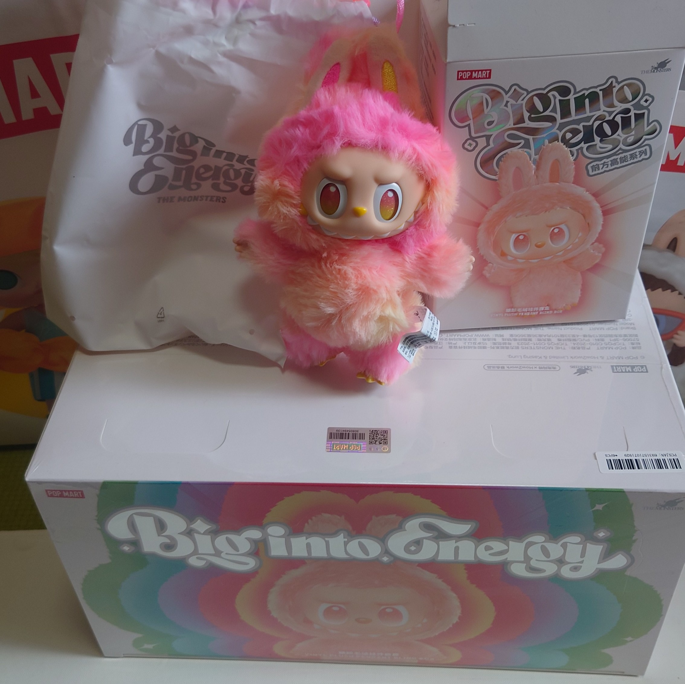 POP MART THE MONSTERS (LABUBU) Big into Energy Series Plush Pendant LOYALTY