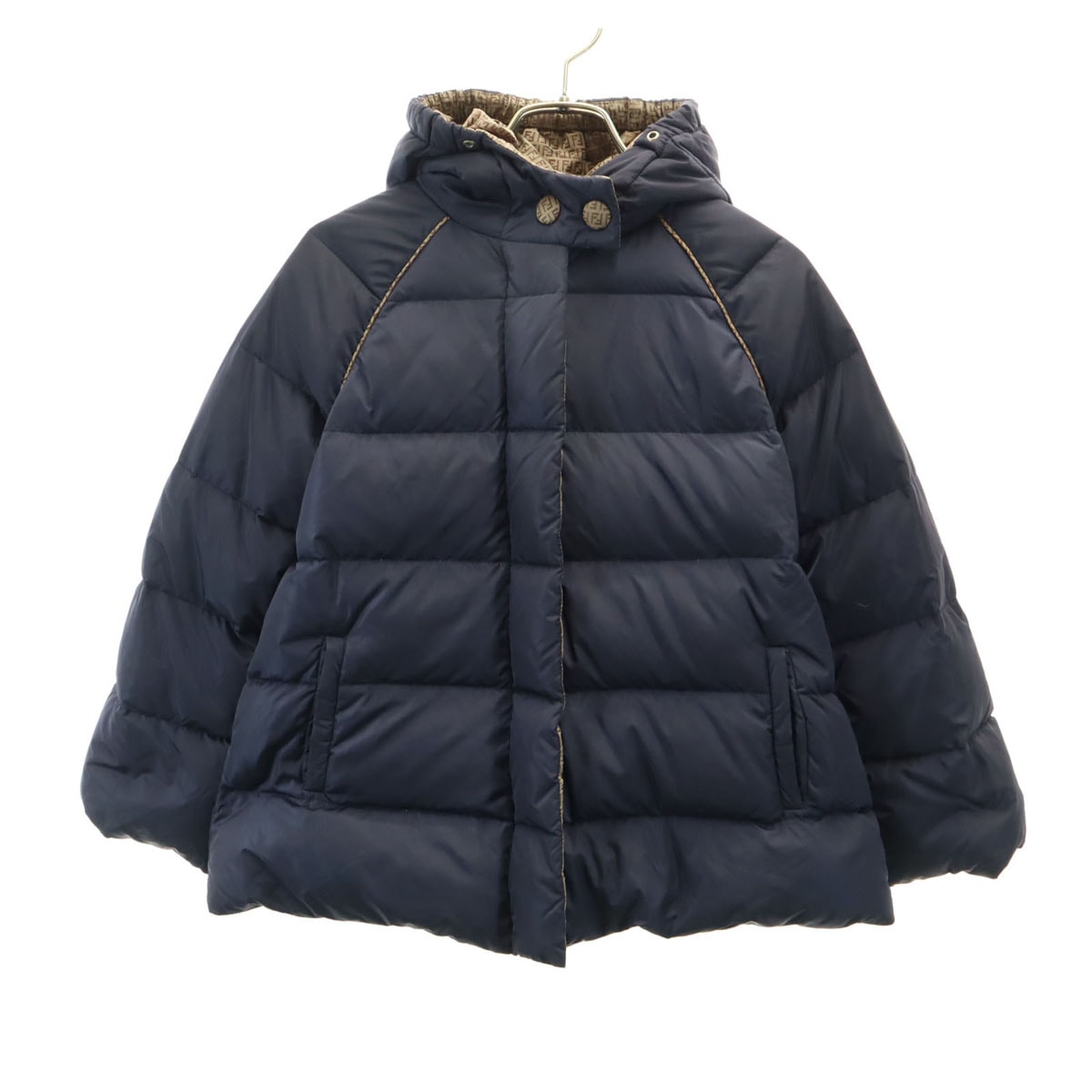 FENDI フェンディ イタリア製 中綿ジャケット 8A ネイビー
