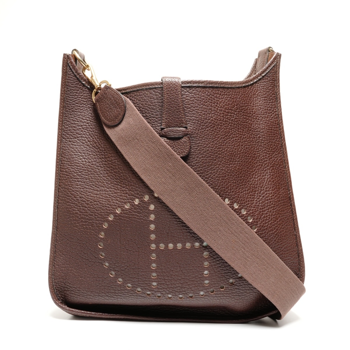 エルメス HERMES エヴリン 1 GM フィヨルド ○V ショルダーバッグ【中古】