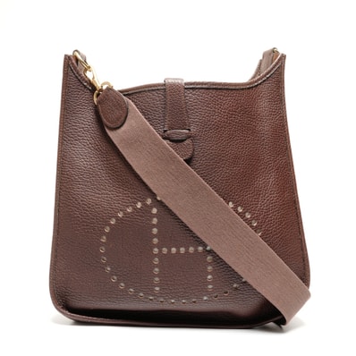 エルメス HERMES エヴリン 1 GM フィヨルド ○V ショルダーバッグ【中古】