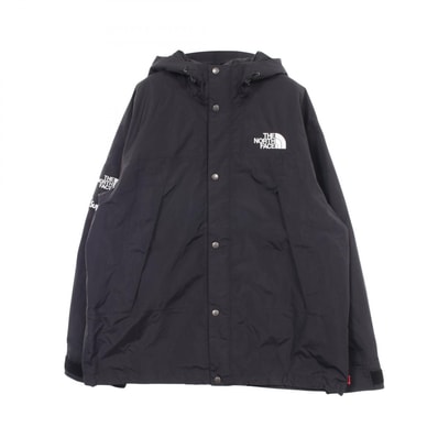 ザ・ノースフェイス THE NORTH FACE Supreme Mountain Jacket フード付き マウンテンパーカー 衣料品 アウター ナイロン メンズ ブラック系 NP02402I 【中古】