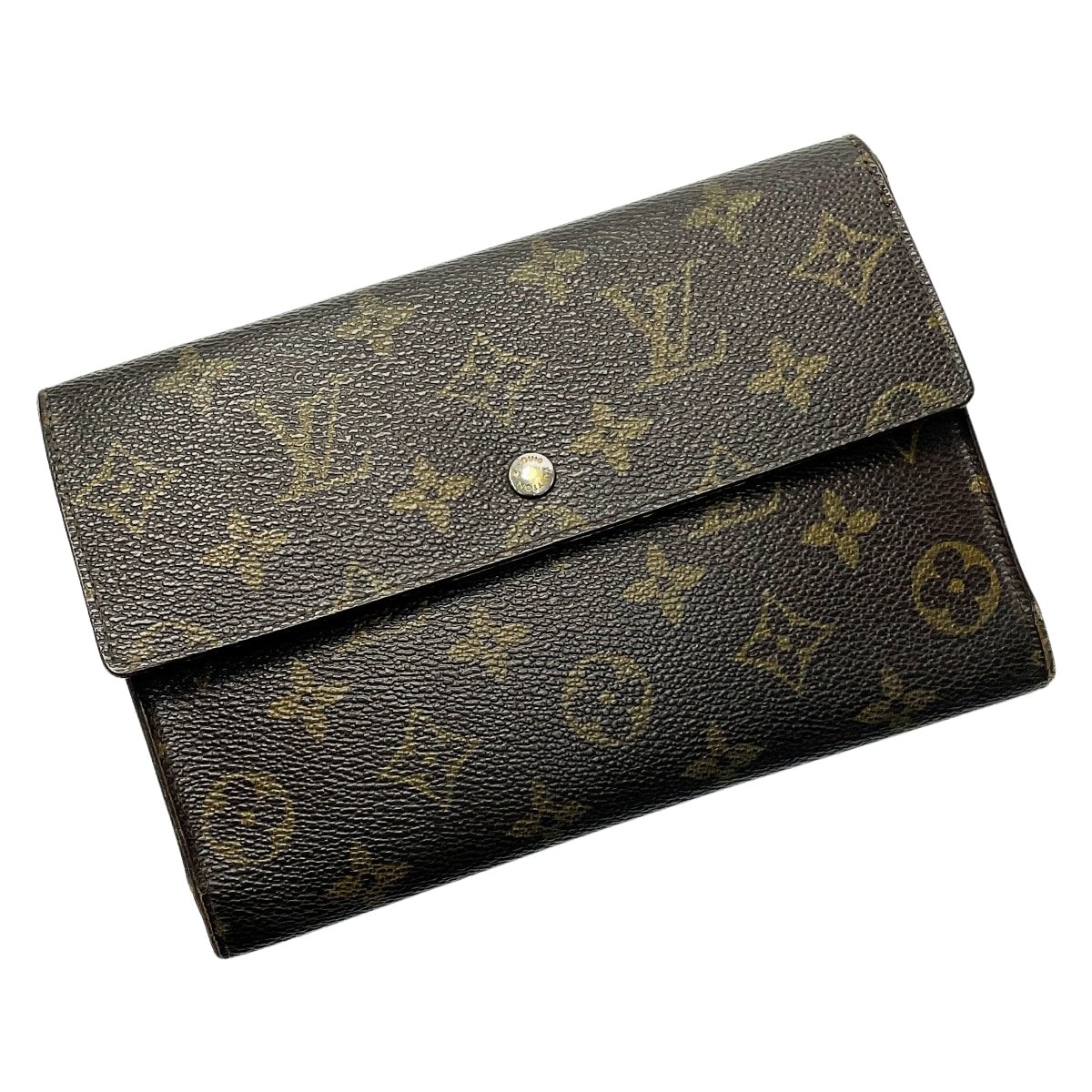 LOUIS VUITTON ルイヴィトン ポシェットパスポール M60135 モノグラム 三つ折り財布 ユニセックス