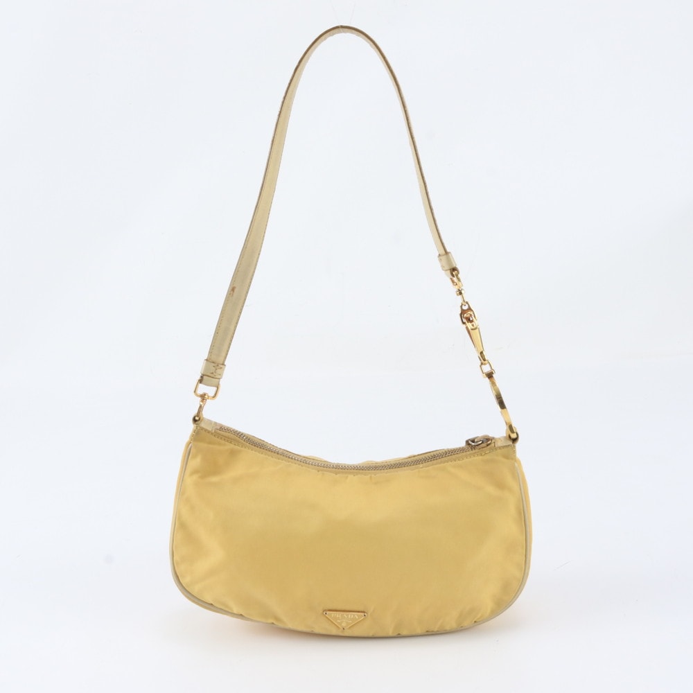 ■美品 プラダ テスート ナイロントライアングルロゴショルダーバッグ