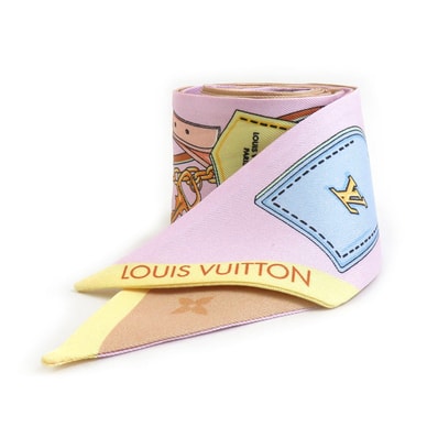ルイ ヴィトン LOUIS VUITTON スカーフ バンドーBB シルク マルチカラー レディース【中古】 e61683a