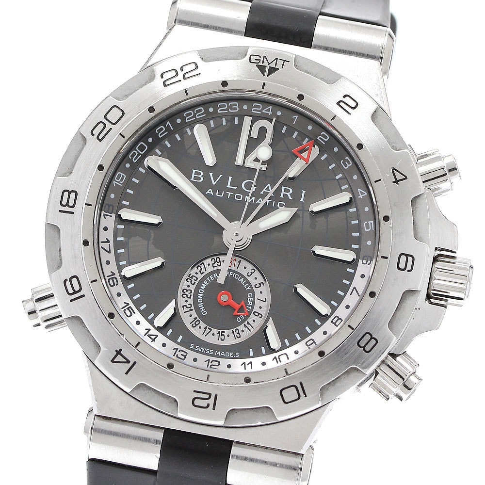 ブルガリ ディアゴノプロフェッショナル DP42SGMT メンズ 【中古】