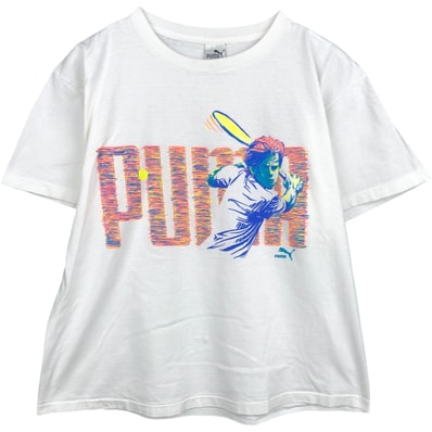 古着 80~90年代 プーマ PUMA スポーツプリントTシャツ USA製 メンズXL相当 ヴィンテージ/eaa638936