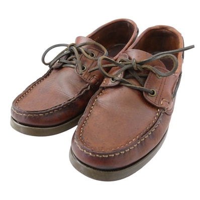 Paraboot パラブーツ その他靴 BARTH MARINE バース レザー デッキシューズ ブラウン系 UK6.5【中古】