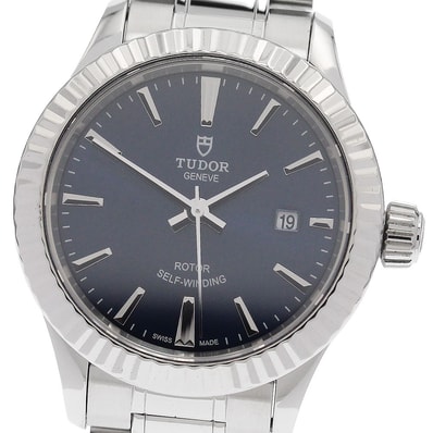 ★保 チュードル スタイル デイト 12110 自動巻き レディース 【中古】