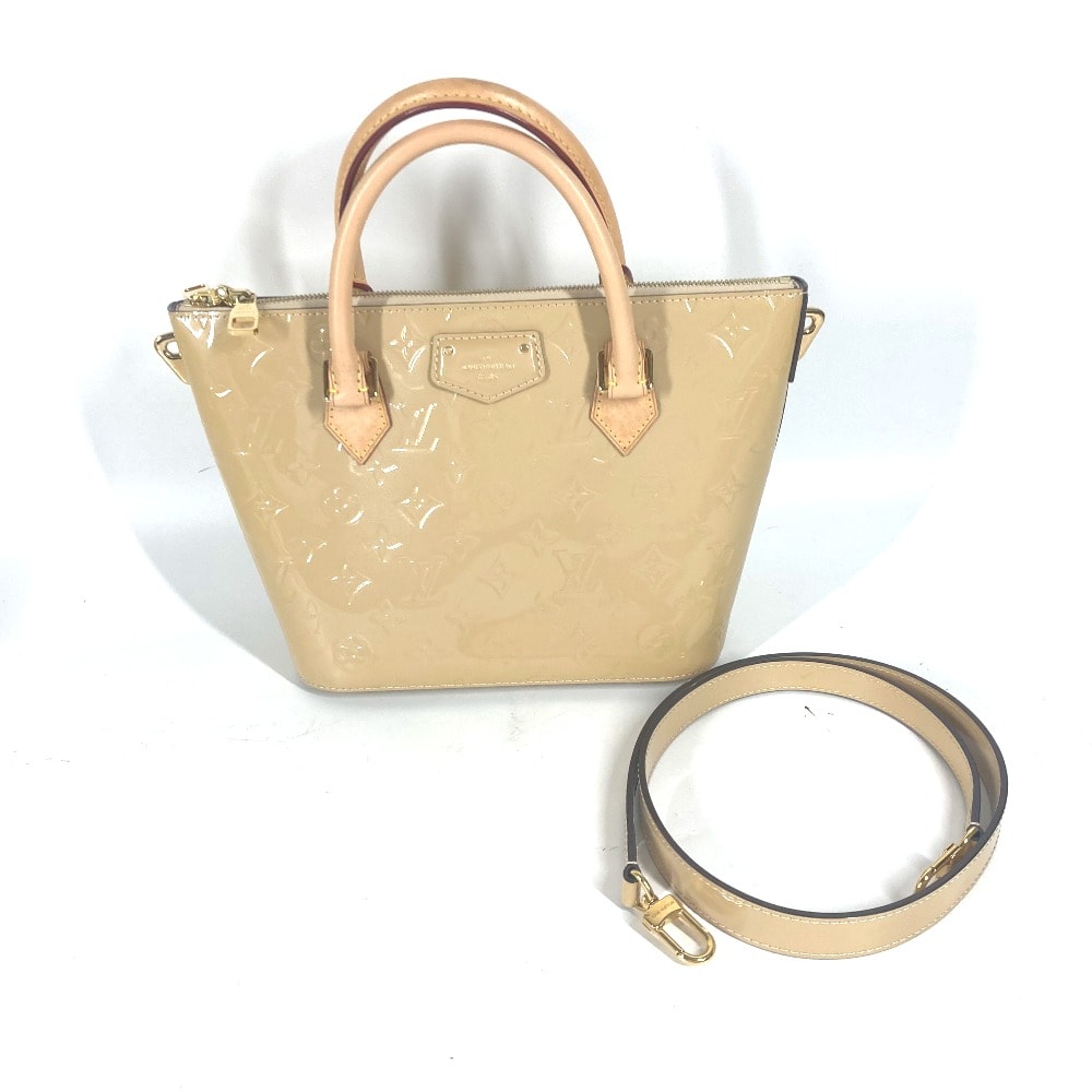 ルイヴィトン LOUIS VUITTON モンテベロ PM M90167 モノグラムヴェルニ 2WAYバッグ ショルダーバッグ 肩掛け トートバッグ ハンドバッグ モノグラムヴェルニ デュンヌ ベージュ