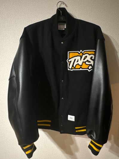 Wtaps New Year's Limited Varsity Jacket Wool. Melton. Toon! "Black"