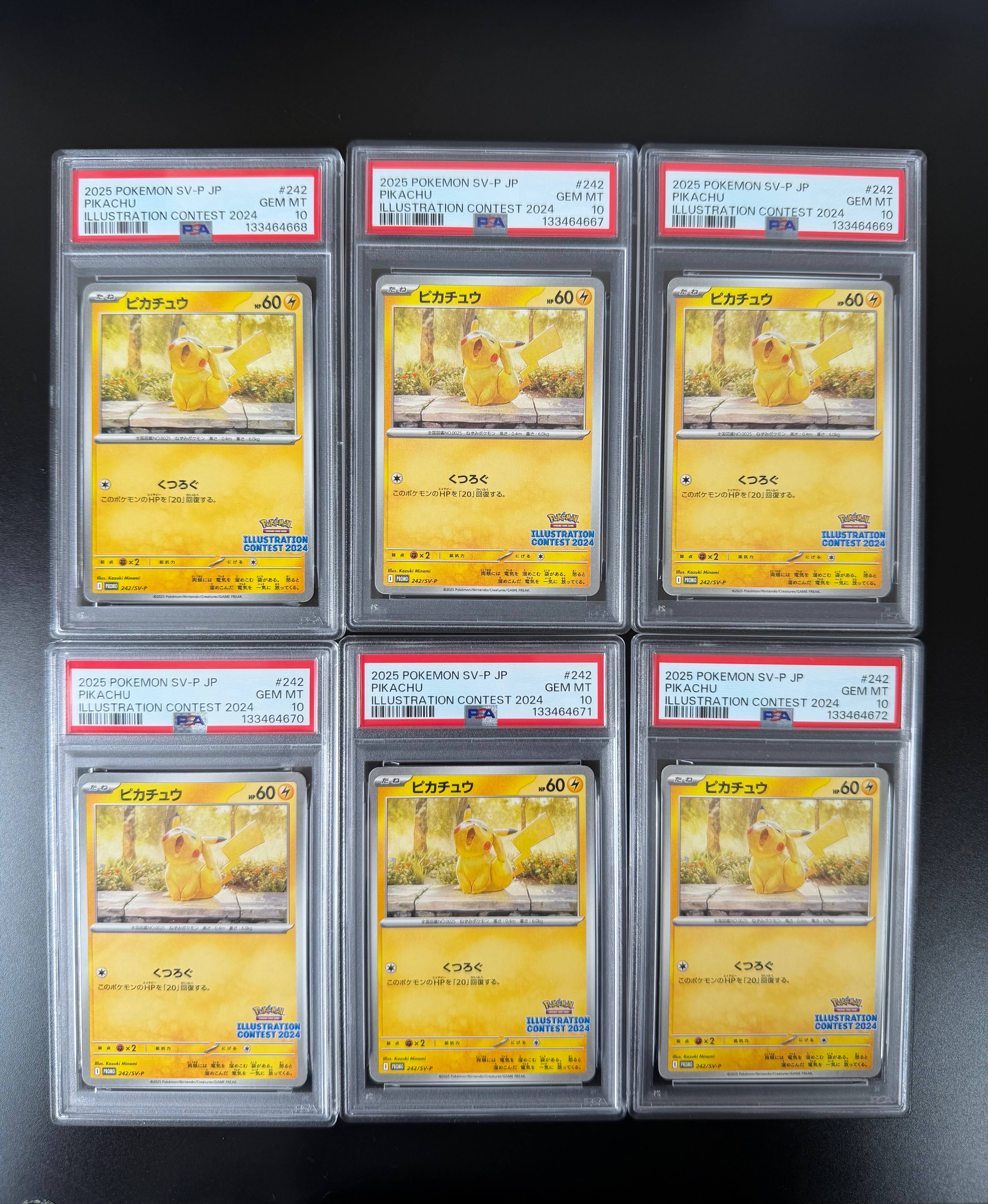 ピカチュウ [SV-P 242](プロモカードパック「イラストレーションコンテスト 2024 受賞作品プロモカード化記念キャンペーン」)