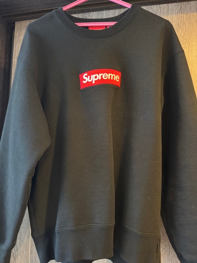 Supreme Box Logo Crewneck "Black" (22FW)