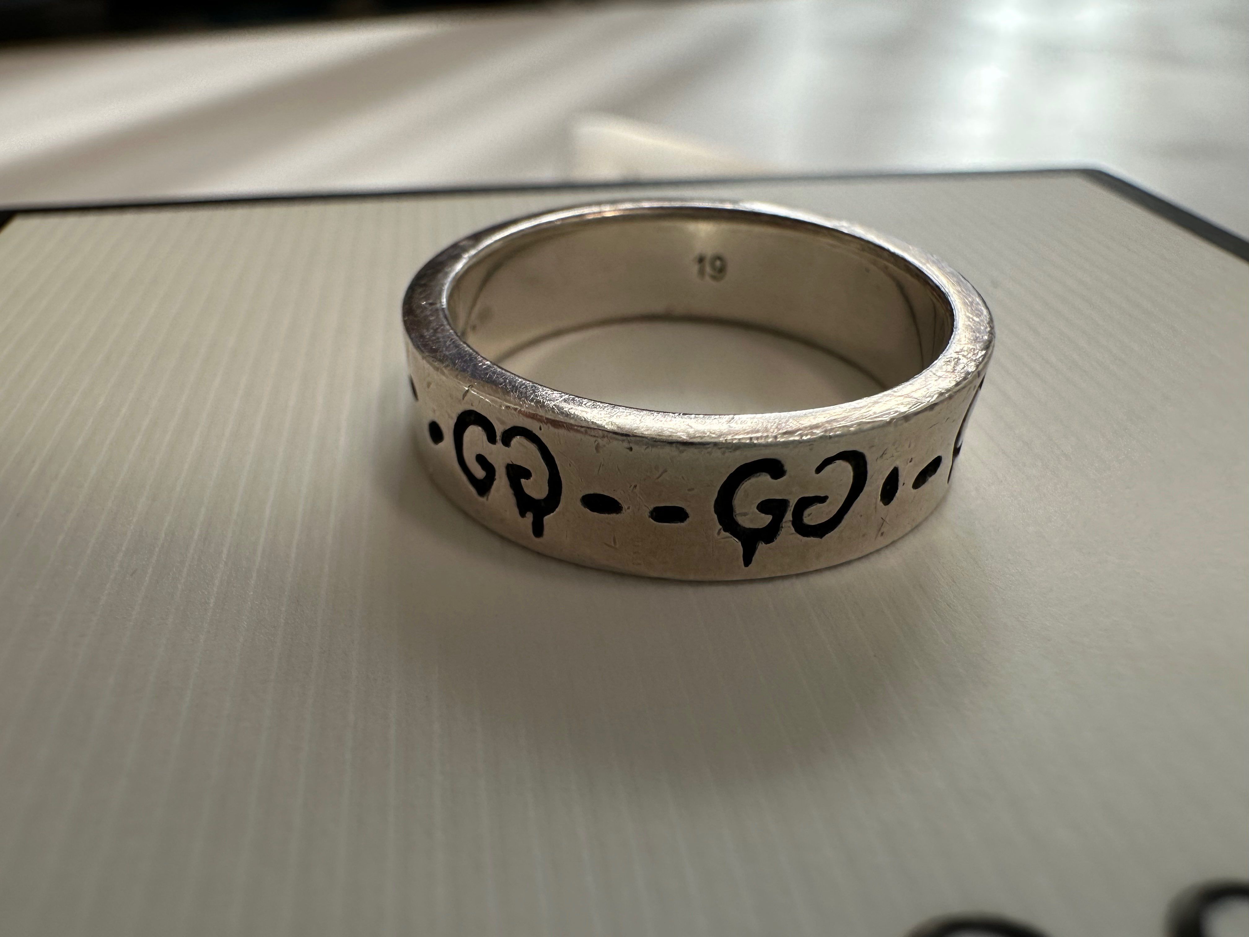 GUCCI Guccighost Ring In Silver