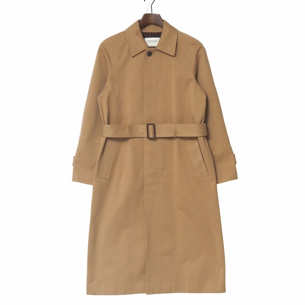 ■美品■beautiful people ビューティフルピープル ステンカラーコート サイズ160 ベルテッド ロングコート ブランド古着【中古】20251222/RA6900