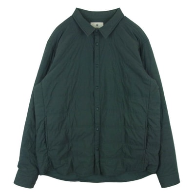 snowpeak スノーピーク 22AW SW-22AU002 Flexible Insulated Shirt フレキシブル インサレーション 中綿 シャツ グレー系 L【中古】