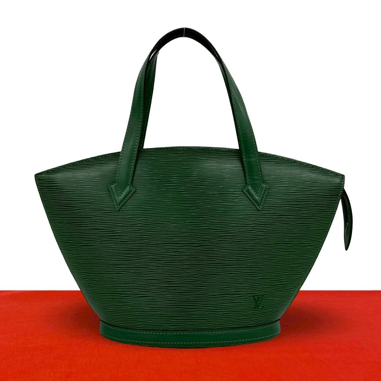 LOUIS VUITTON ルイヴィトン サンジャック エピ レザー ハンドバッグ グリーン
23673