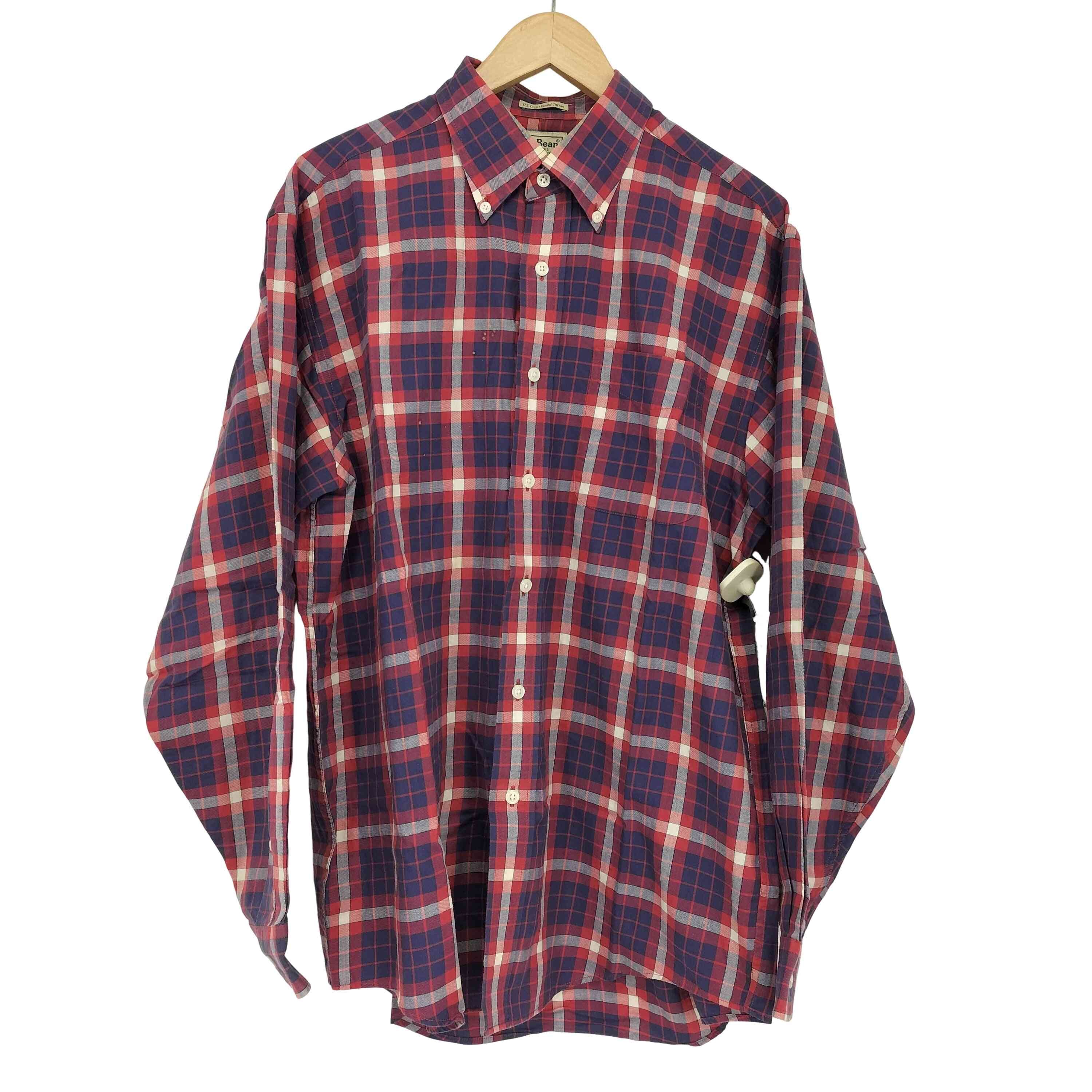 U.S. Coast Guard Tartan L/Sボタンダウンチェックシャツ【1141301911332】