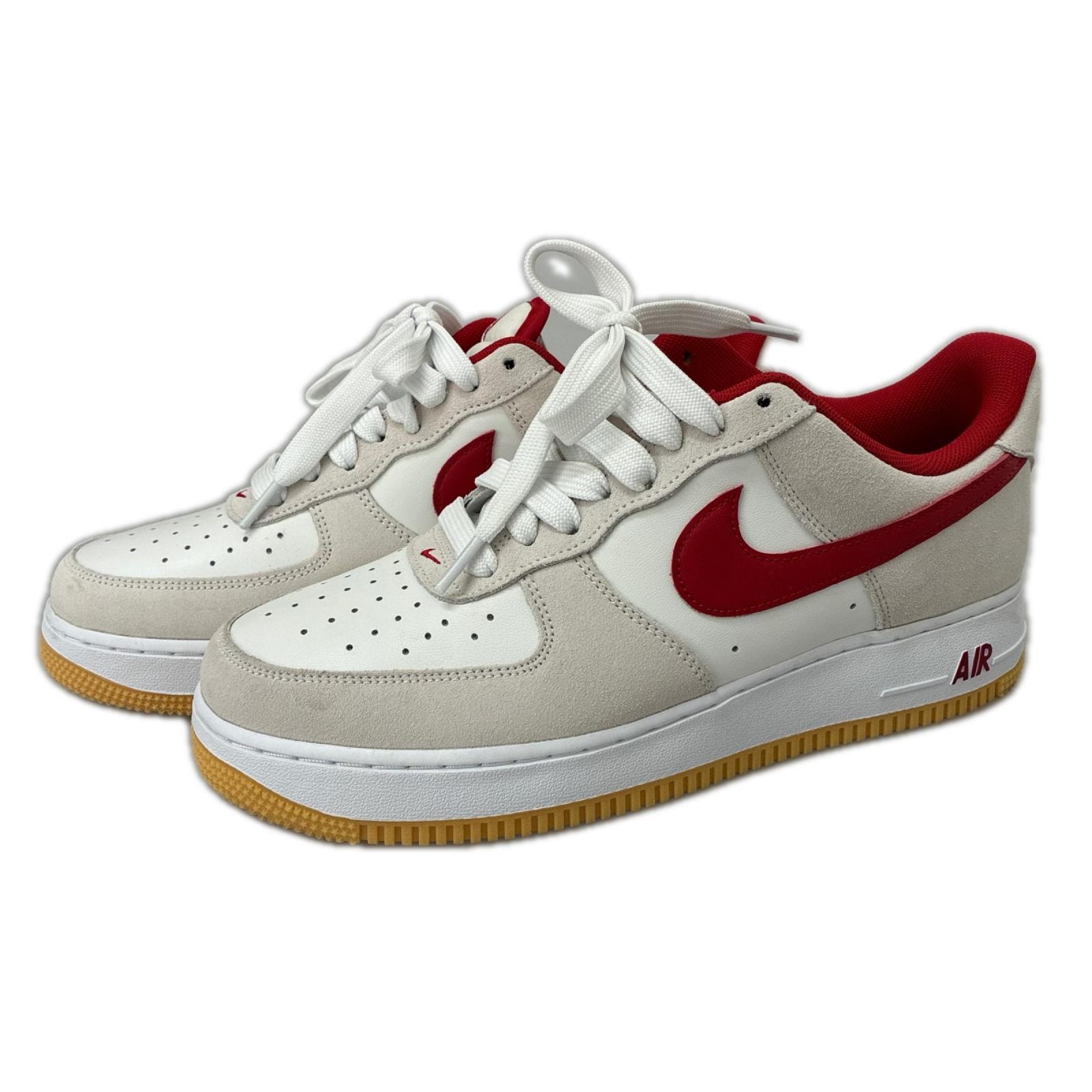 NIKE ナイキ スニーカー エア フォース 1 AIR FORCE 1 07 LV8 SIZE 27.5cm IB6388-101 ホワイト x レッド