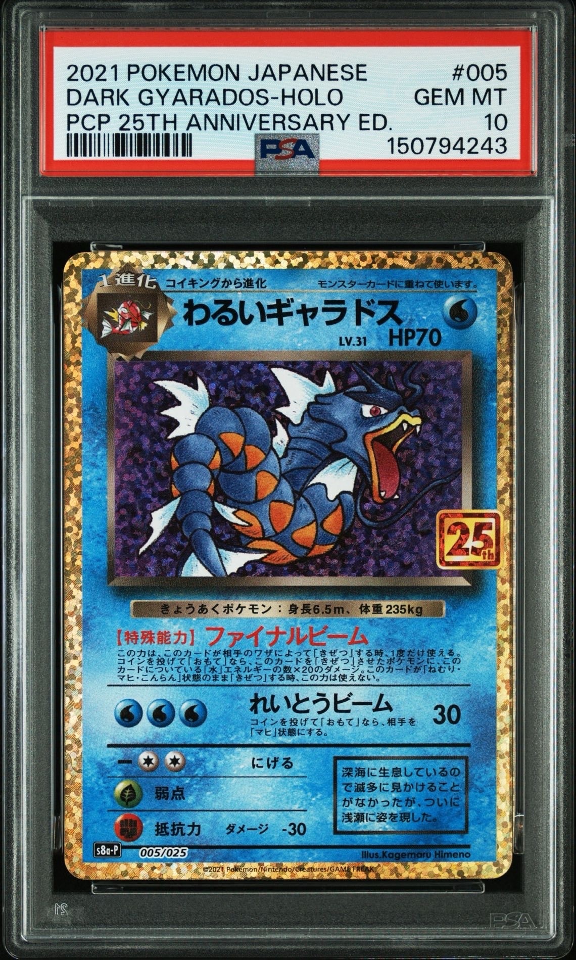 わるいギャラドス: プロモ[S8a-P 005/025](プロモカードパック 25th ANNIVERSARY edition)