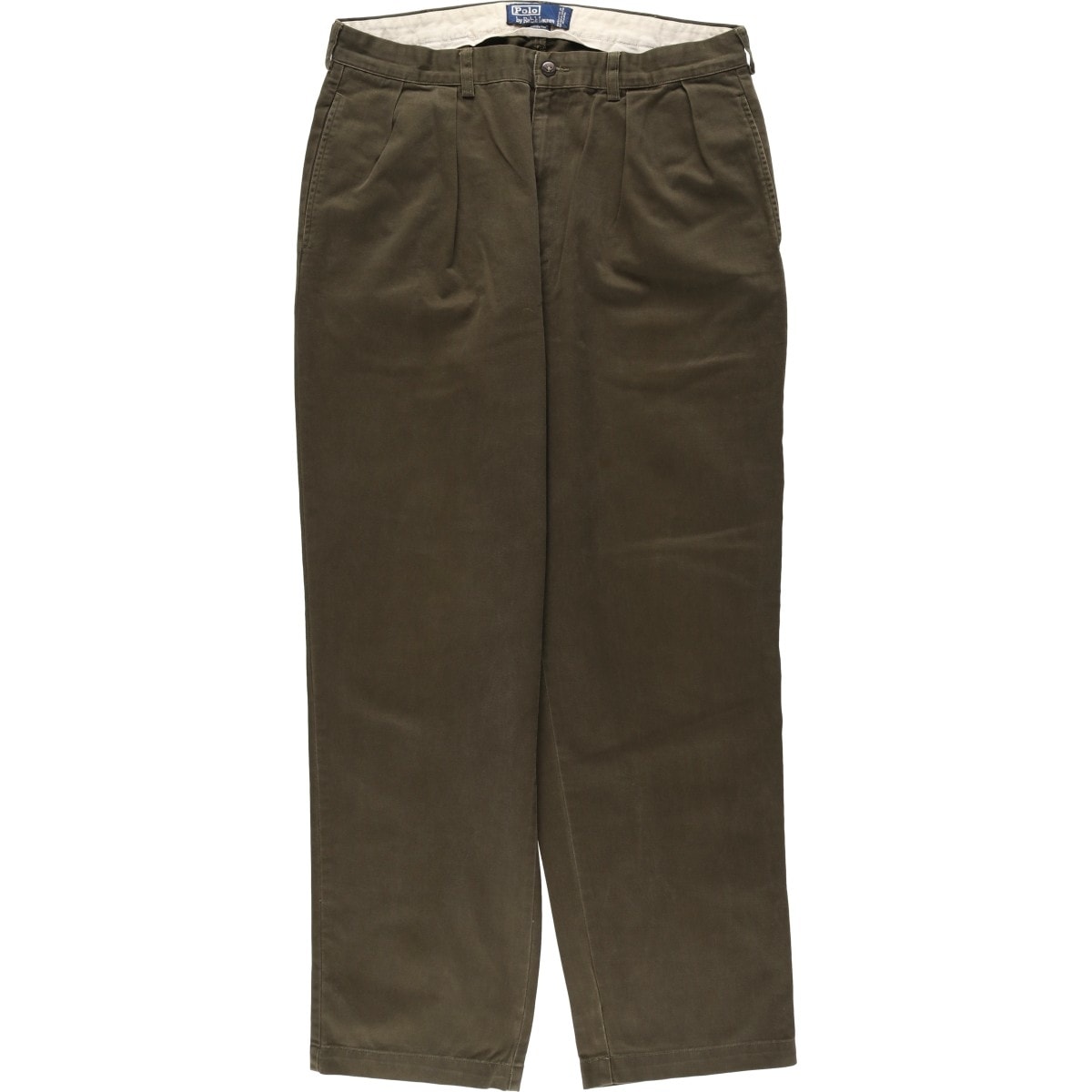 古着 ラルフローレン Ralph Lauren POLO by Ralph Lauren ANDREW PANT ツータック チノパンツ メンズw35相当/eaa644123