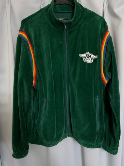 Supreme x HYSTERIC GLAMOUR Velour Track Jacket "Green"