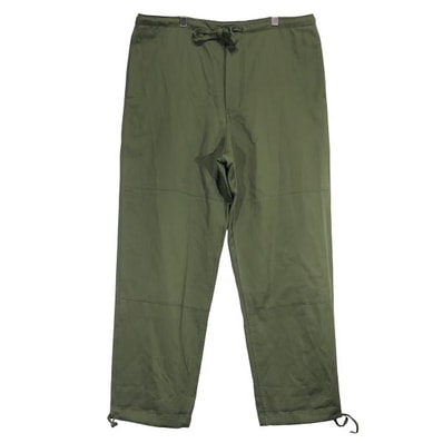 VISVIM ビズビム 25SS SHARMA PANTS (W/L) 0125105008015 ヴィズヴィム シャルマ パンツ ウール リネン オリーブ ボトムス サイズ4