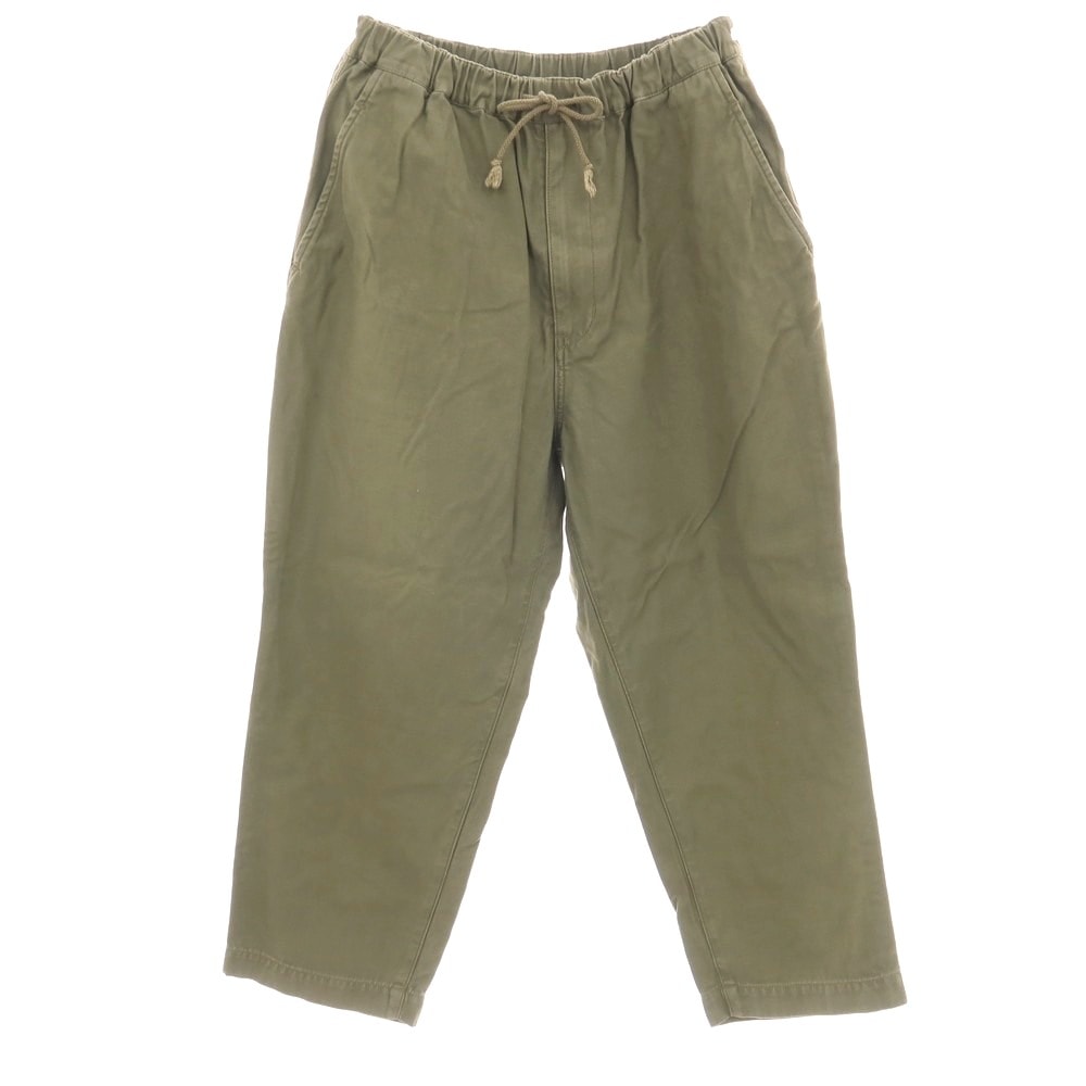 【中古】ジュンヤワタナベ マン JUNYA WATANABE MAN 2025年春夏 コットン イージーパンツ オリーブ【サイズS】【メンズ】