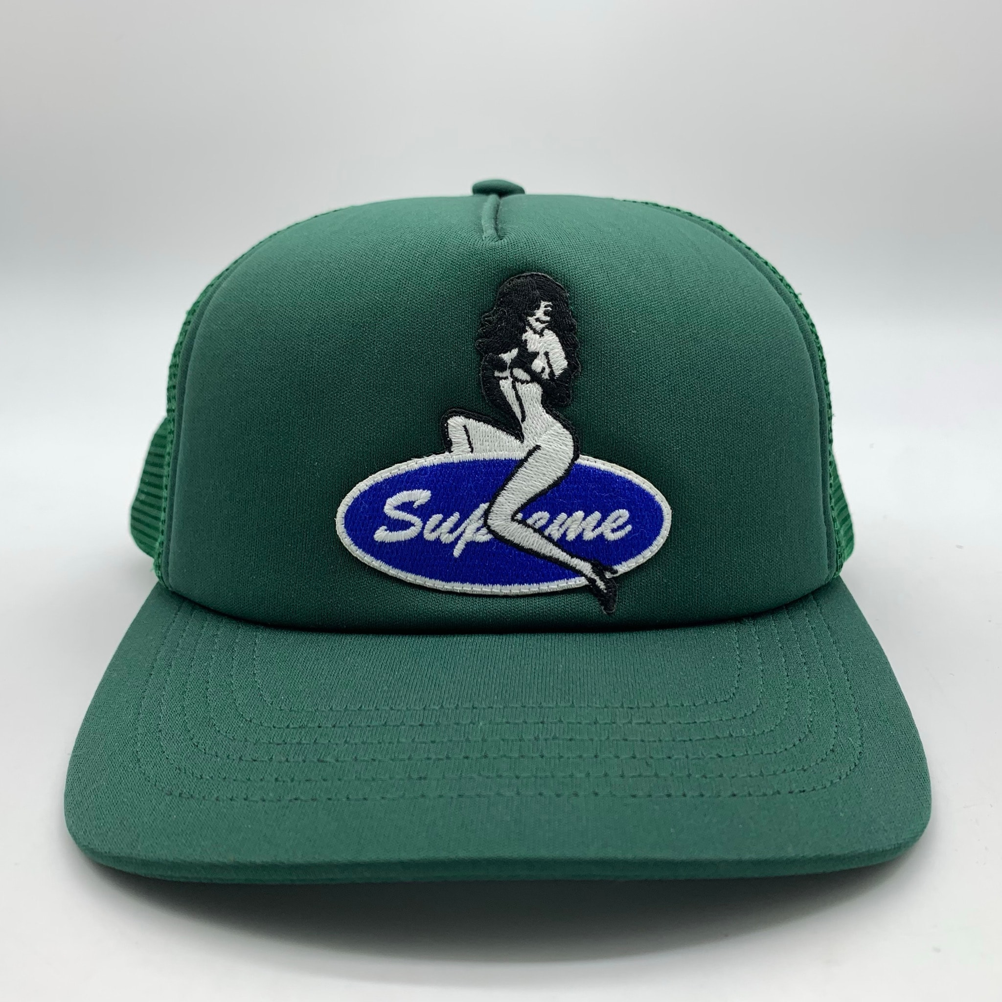 Supreme Pin Up Mesh Back 5-Panel "Green"