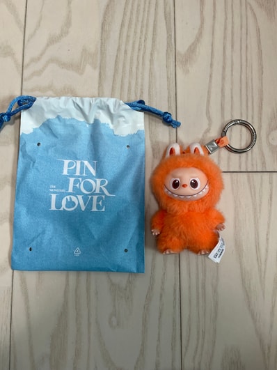 POP MART THE MONSTERS (LABUBU) Pin for Love Series-Vinyl Plush Pendant (N-Z) Z