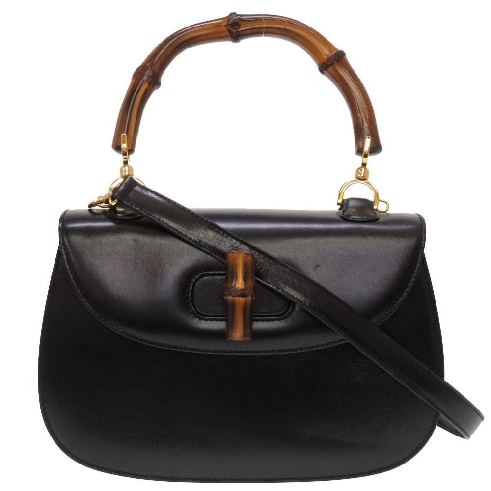 グッチ   000 46 0633  バンブー  ブラック   ハ