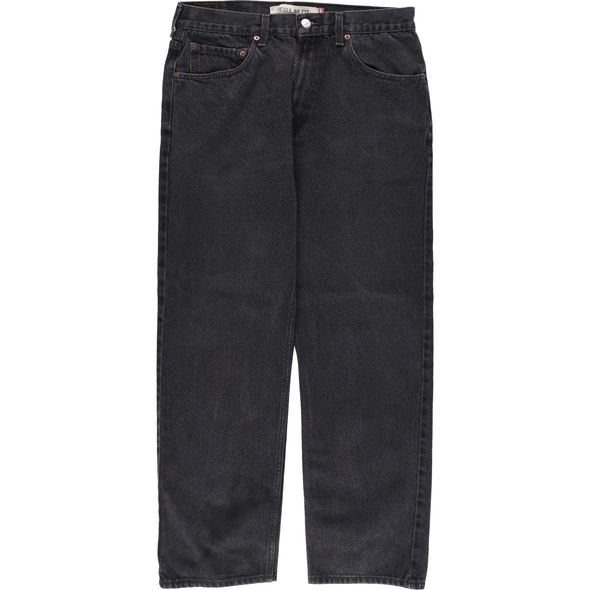 古着 リーバイス Levi's 505 REGULAR FIT ブラックデニム テーパードデニムパンツ メンズw32相当/eaa614641