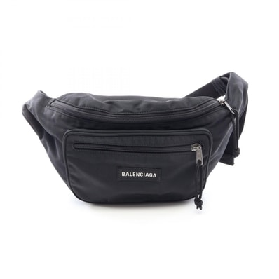 バレンシアガ BALENCIAGA エクスプローラー ベルトバッグ ウエストバッグ ボディバッグ バッグ ナイロン メンズ レディース ブラック系 482389 【中古】