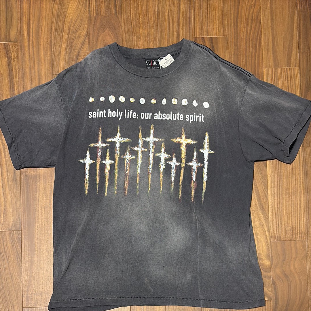 SAINT Mxxxxxx x FORSOMEONE FS_SS T-Shirt/God "Black"