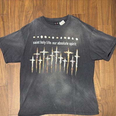 SAINT Mxxxxxx x FORSOMEONE FS_SS T-Shirt/God "Black"